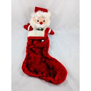 Santa Claus Christmas Stocking 19 Inch Midwestern Home Products Stuffed Toy